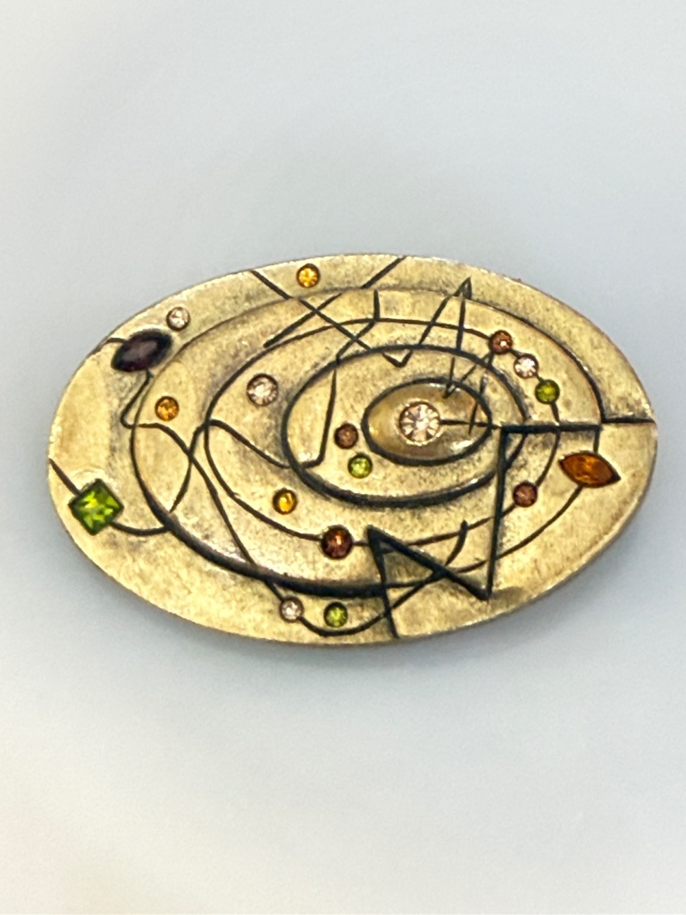 Patricia Locke Modernistic Brooch